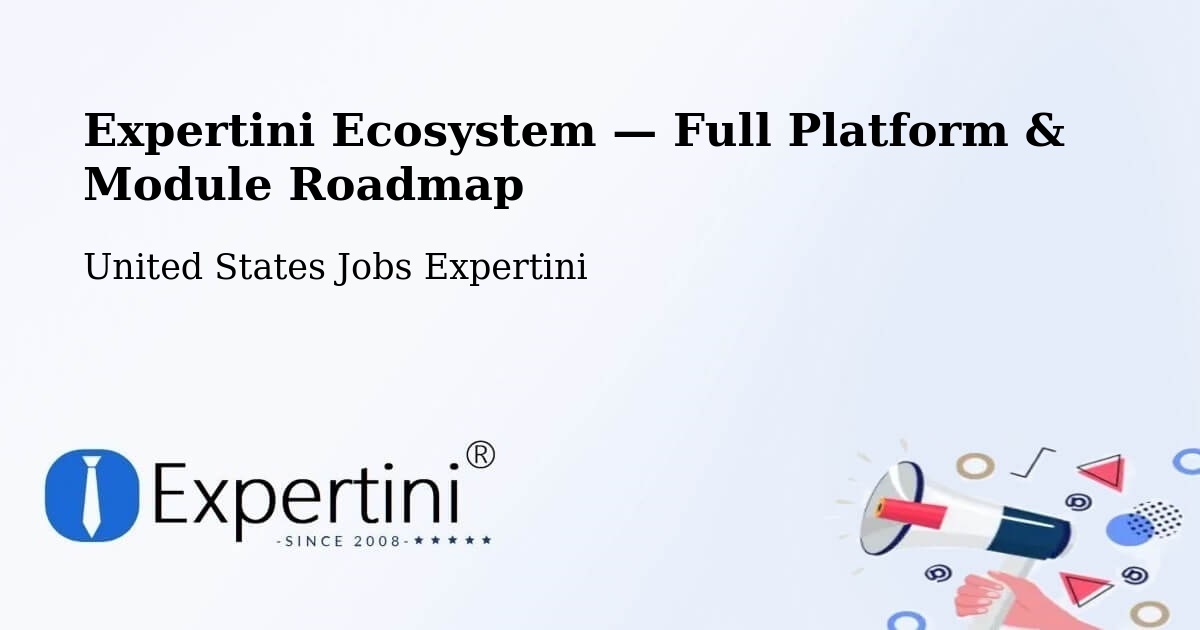 Expertini Ecosystem — Full Platform & Module Roadmap – Adel